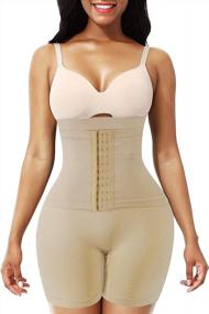 img 3 attached to High-Waisted Butt Lifter Panties And Tummy Control Body Shaper Seamless Shorts For Women By Finlin Shapewear - Waist Trainer Included