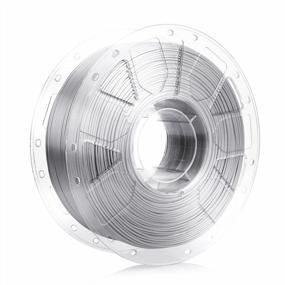 img 4 attached to Silk Shiny Metallic Silver 3D Printer Filament, Comgrow 3D Printing Materials Silk PLA 1.75Mm 1KG Silk PLA, Widely Compatible For FDM 3D Printer