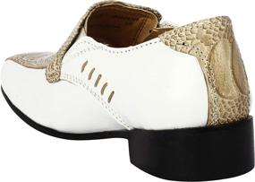 img 3 attached to LIBERTYZENO Genuine Leather Toddlers Numeric_6 Boys' Shoes via Loafers