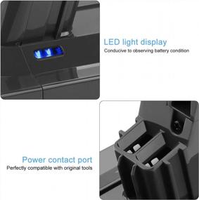 img 3 attached to 🔋 ENERGUP Replacement Battery for Dyson V8 SV10 - Compatible with Dyson V8 Animal, V8 Absolute, V8 Motorhead, V8 Fluffy Handheld Cordless Vacuum Cleaner - Li-ion Dyson Battery Replacement V8 215681