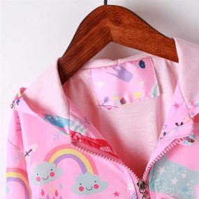 img 3 attached to Feidoog Toddler Cartoon Outerwear Windbreaker Apparel & Accessories Baby Boys : Clothing