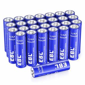 img 4 attached to Long-Lasting High-Performance EBL AA Batteries - Pack Of 28, Leak-Proof Design, 1.5V Double A Alkaline Power