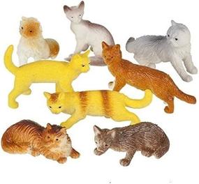 img 3 attached to 🐈 SEO-Optimized: 12 Assorted Cats by Rhode Island Novelty (2.5-inch PVC)