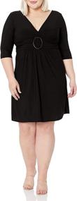 img 3 attached to Star Vixen Womens Plus Size Sleeve Women's Clothing : Dresses