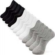 stay comfortable and slip-free with idegg women and men's low cut no show socks логотип