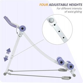 img 1 attached to Maximize Your Core Strength With Soozier'S Foldable Ab Workout Equipment - Adjustable Angles And Resistance Bands Included!
