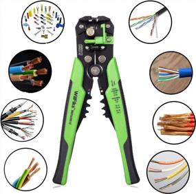 img 1 attached to WilFiks Automatic Wire Stripper 3-In-1 Multi Tool: Stripping, Cutting & Crimping Wires, Self-Adjusting Cable Cutter & Crimper Plier For Trimming Copper & Aluminum Wires With Ergonomic Handle