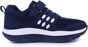 img 2 attached to 👟 DADAWEN Athletic Platform Sneakers: Lightweight, Comfortable Women's Shoes for Enhanced Performance