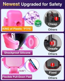 img 3 attached to VANMASS [2022 Pro Version] Military-Grade Car Phone Holder Mount | Dashboard Windscreen Vent Automobile Cradle Van Accessories For IPhone 14 Pro Max 13 12 Samsung, Pink