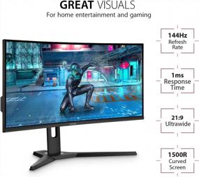 img 3 attached to ViewSonic VX3418 2KPC 34-Inch UltraWide Adaptive Sync 🔵 Monitor with Blue Light Filter - Review & Specs