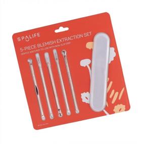 img 4 attached to Spa Life 5 Piece Blemish Extraction Set