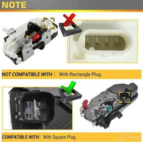 img 3 attached to 🚪 High-Quality Rear Passenger Side Door Lock Latch Actuator for 2003-2010 Dodge Ram 1500 2500 3500 4500 5500