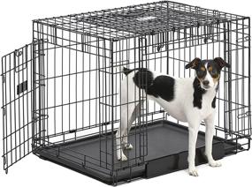 img 4 attached to 🐶 MidWest Homes for Pets Ovation Double Door Dog Crate, 30-Inch: Secure & Spacious Crate for Dogs