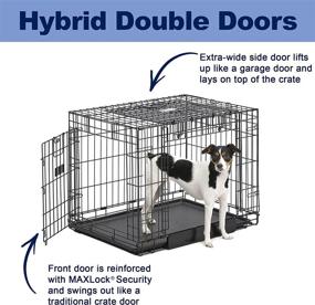 img 1 attached to 🐶 MidWest Homes for Pets Ovation Double Door Dog Crate, 30-Inch: Secure & Spacious Crate for Dogs