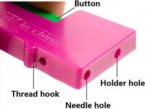 img 2 attached to 3 Pack Automatic Needle Threading Device - Self Thread Guide Hand Plastic Sewing Needles, Easy Use And Carry, Solve Frustrating Problem Fast. Random Color