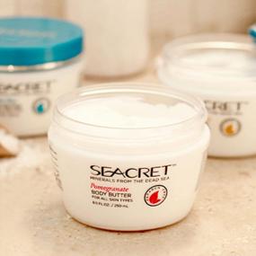 img 1 attached to SEACRET Body Butter: A Luxurious Moisturizing Cream Infused With Shea Butter, Cocoa Butter, And Dead Sea Minerals For Silky, Soft Skin