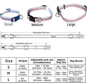 img 1 attached to Ballpark Elite Baseball Collar Small