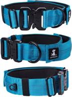 🐾 sparklypets bungee wide dog collar: handle, quick release, thick & soft collar for large and medium dogs logo