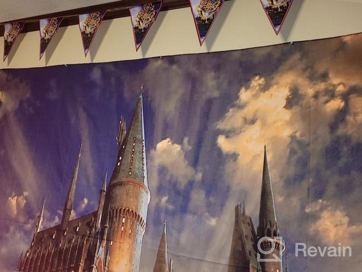 img 1 attached to Hogwarts Castle Peel And Stick Wallpaper Mural By RoomMates RMK12279M - Perfect For Harry Potter Fans! review by Kholar Irvine