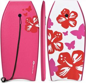 img 4 attached to Ride The Waves With Goplus Boogie Boards: Lightweight And Durable Boards For Beach, Sea, And Pool Fun!