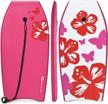 ride the waves with goplus boogie boards: lightweight and durable boards for beach, sea, and pool fun! logo