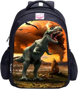 img 2 attached to Dinosaur Backpack MATMO Backpacks Bookbag Backpacks : Kids' Backpacks