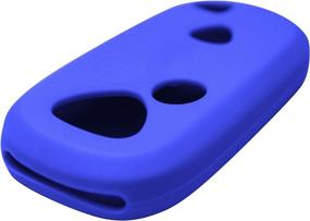 img 1 attached to 🔵 Enhanced Keyless2Go Silicone Cover Protective Case for FCC E4EG8D-444H-A Remote Key Fobs - Blue