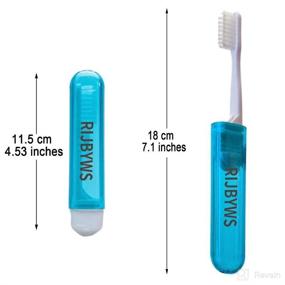 img 1 attached to Toothbrush Folding Suitable Camping Folding Oral Care