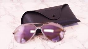 img 1 attached to Polarized Aviator Sunglasses By JiMarti P16 - Tangle-Free Design