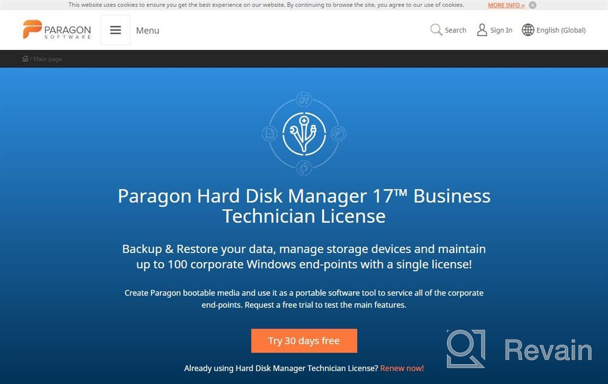 img 1 attached to Paragon Hard Disk Manager Business review by Tony Francis