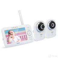 👶 vtech vm351-2 video baby monitor: enhanced vision with interchangeable wide-angle optical lens and standard optical lens logo