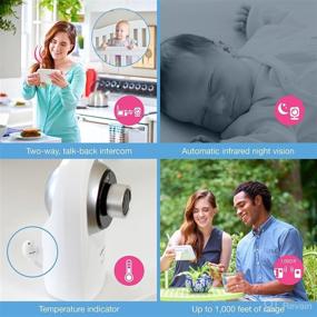 img 1 attached to 👶 VTech VM351-2 Video Baby Monitor: Enhanced Vision with Interchangeable Wide-Angle Optical Lens and Standard Optical Lens