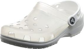 img 4 attached to 👞 Crocs Unisex Classic Transparent Comfortable Men's Shoes ideal for Mules and Clogs