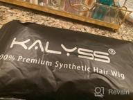 img 1 attached to Realistic Hand-Braided Synthetic Lace Front Wig With Baby Hair - Kalyss 31, Natural Side Parting And Lightweight, 13X6 Wide Lace, Ideal For Braiding Hair, Cornrow, Box Twist, And Lace Frontal review by Chris Pettway