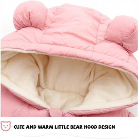 img 2 attached to Bundle Up Your Little One In Style With XMWEALTHY Snowsuits And Coats For Newborns: Perfect Baby Shower Gifts And Registry Essentials