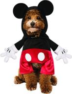 🐭 mickey & friends pet costume: disney's rubies collection, mickey mouse, x-large логотип