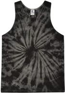 🕷️ men's black spider colortone tie tank – stylish clothing логотип