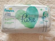 img 1 attached to Pampers Aqua Pure Wipes: Four-Pack for Gentle and Effective Baby Care review by Ada Maachowska ᠌