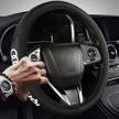 retractable steering wheel cover compatible with audi steering wheel cover universal 15inch logo