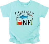 🎣 fish ally birthday shirt: fishing-themed boys' clothing in tops, tees, and shirts logo