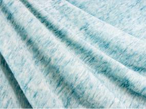 img 2 attached to Stay Cozy With PAVILIA'S Sea Blue Melange Sherpa Throw – The Perfect Addition To Your Home!