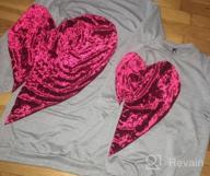 img 1 attached to Mom And Daughter Matching Valentine'S Day Outfits - PopReal Love Heart Shirt Dress Long Sleeve review by Brooke Flora