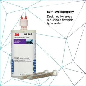 img 3 attached to 🔍 3M Self-Leveling Seam Sealer 08307: Quick-Curing Epoxy for Seamless Joints - 200 mL/6.75 fl oz Cartridge