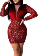 dubach fashion surplice sequins bodycon women's clothing: glamorous dresses to make a statement логотип