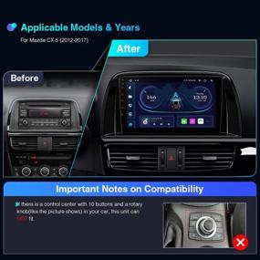 img 3 attached to Автомобильная стереосистема XTRONS для Mazda CX-5 2012-2017, Android 11 Octa Core Car Radio Player, 9-дюймовый сенсорный экран IPS GPS-навигация для автомобиля Головное устройство Bluetooth Встроенный DSP Car Play Android Auto Split Screen