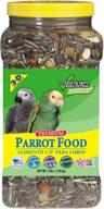 3d premium parrot food 4lbs логотип