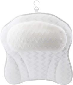 img 4 attached to 🛁 Jucoan Shoulder Suction Mesh Bath Mat - Non Slip for Optimal Safety