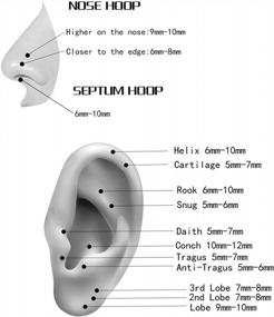 img 1 attached to Discover ORANGELOVE'S Hypoallergenic And Versatile Surgical Steel Nose Rings For All Piercing Types