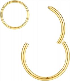 img 4 attached to Discover ORANGELOVE'S Hypoallergenic And Versatile Surgical Steel Nose Rings For All Piercing Types
