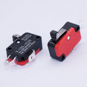 img 2 attached to Twidec/6Pcs Micro Limit Switch Short Hinge Roller Lever Arm Switch For Arduino V-155-1C25